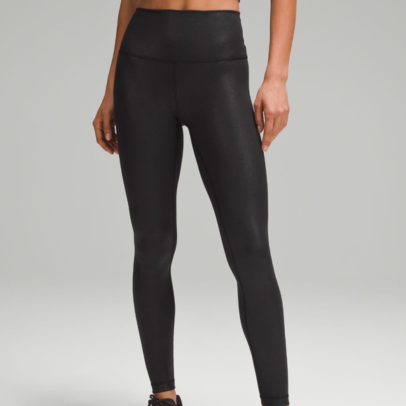 NWT Lululemon Wunder Train High Rise Tight 28” Foil - Picture 2 of 6